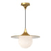 Alora - PD525216BGOP - One Light Pendant - Fuji - Brushed Gold/Opal Matte Glass