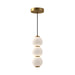 Alora - PD530313AGOP - LED Pendant - Bijou - Aged Gold/Opal Matte Glass