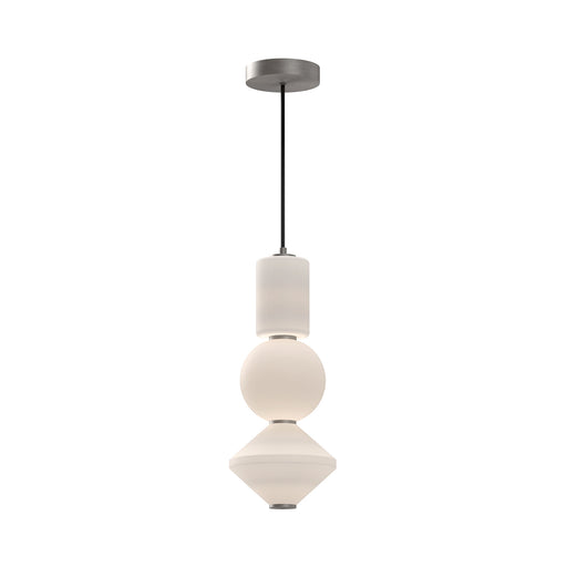 Alora - PD530341BNOP - LED Pendant - Bijou - Brushed Nickel/Opal Matte Glass