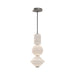 Alora - PD530341BNOP - LED Pendant - Bijou - Brushed Nickel/Opal Matte Glass