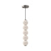 Alora - PD531515BNOP - LED Pendant - Bijou - Brushed Nickel/Opal Matte Glass