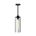 Alora - PD536005MBWC - One Light Pendant - Belmont - Clear Water Glass/Matte Black