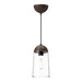 Alora - PD542207MBWT - One Light Pendant - Emil - Matte Black/Walnut