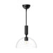 Alora - PD563012MBCL - One Light Pendant - Jude - Clear Glass/Matte Black