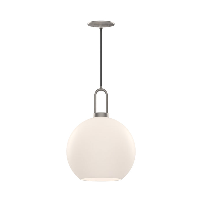 Alora - PD601710BNOP - One Light Pendant - Soji - Brushed Nickel/Opal Matte Glass