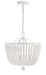 Crystorama - 604-MT - Four Light Chandelier - Rylee - Matte White