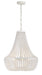 Crystorama - 608-MT - Six Light Chandelier - Rylee - Matte White