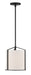 Crystorama - CAR-9201-BK - One Light Pendant - Carlyn - Black