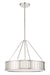 Crystorama - KEN-8304-PN - Four Light Pendant - Kendal - Polished Nickel