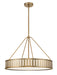 Crystorama - KEN-8306-VG - Six Light Pendant - Kendal - Vibrant Gold