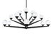 Modern Forms - PD-82042-BK - LED Chandelier - Double Bubble - Black