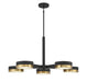 Savoy House - 1-1635-5-143 - LED Chandelier - Ashor - Matte Black with Warm Brass Accents