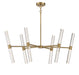 Savoy House - 1-1733-12-322 - LED Chandelier - Arlon - Warm Brass