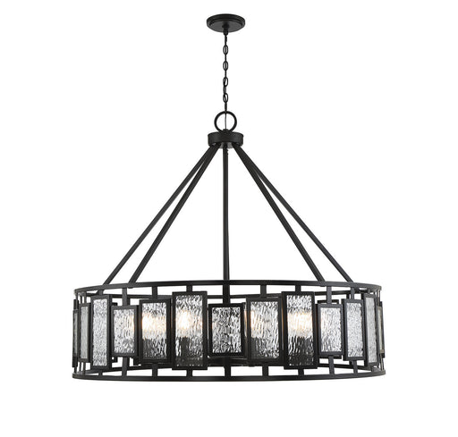 Savoy House - 1-1943-10-89 - Ten Light Chandelier - Deandre - Matte Black