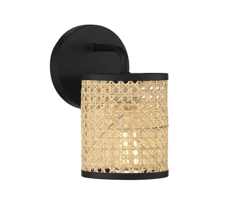 Savoy House - 9-1648-1-89 - One Light Wall Sconce - Jaylar - Matte Black