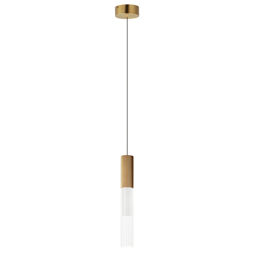 ET2 - E11011-144GLD - LED Pendant - Reeds - Gold