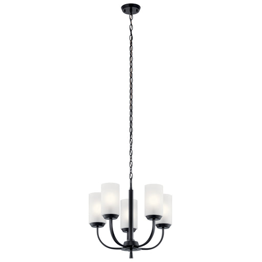 Kichler - 52386BK - Five Light Chandelier - Kennewick - Black