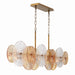 Eurofase - 44570-019 - Eight Light Chandelier - Sue-Anne - Plated Brass