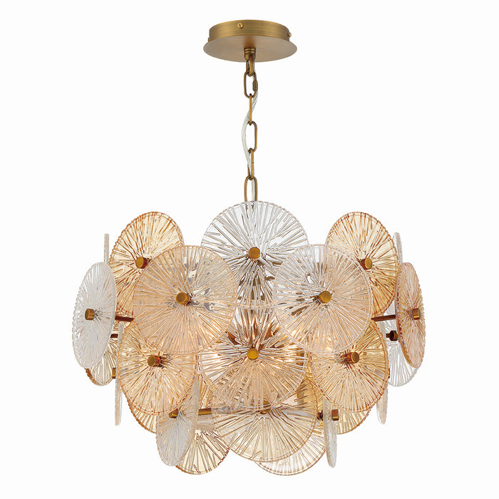 Eurofase - 44571-016 - Six Light Chandelier - Sue-Anne - Plated Brass