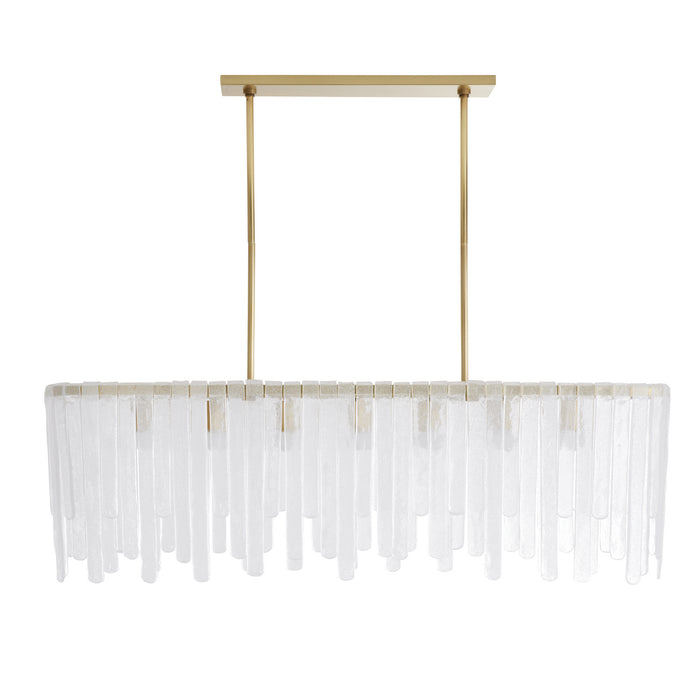 Arteriors - 89065 - Seven Light Chandelier - Leighton - Clear