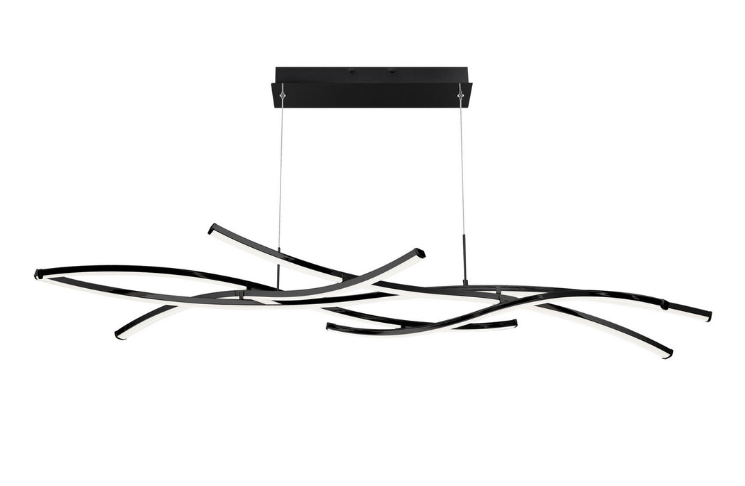 W.A.C. Lighting - PD-60964-BK - LED Chandelier - Divergence - Black