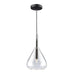 Artcraft - AC11161BK - One Light Pendant - Conic - Black