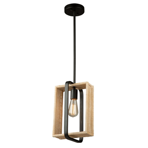 Artcraft - AC11711BK - One Light Pendant - Perris - Black