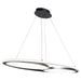 Artcraft - AC6670NB - LED Pendant - Gemini - Black, Nickel