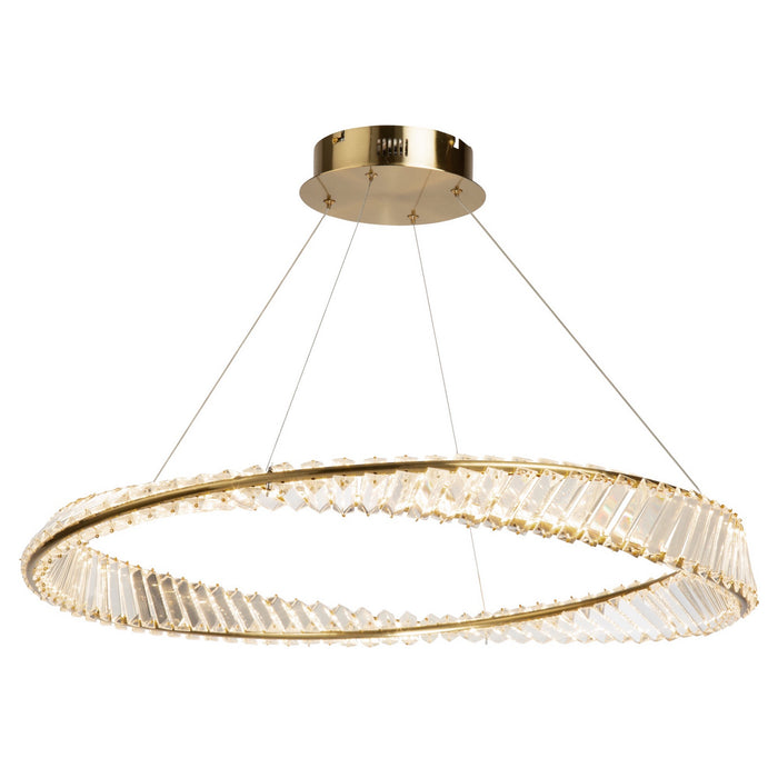 Artcraft - AC6721BB - LED Pendant - Stella - Brushed Brass