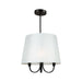 Artcraft - SC13330BK - Three Light Pendant - Rhythm - Black