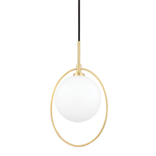 Mitzi - H493701-AGB - LED Pendant - Babette - Aged Brass