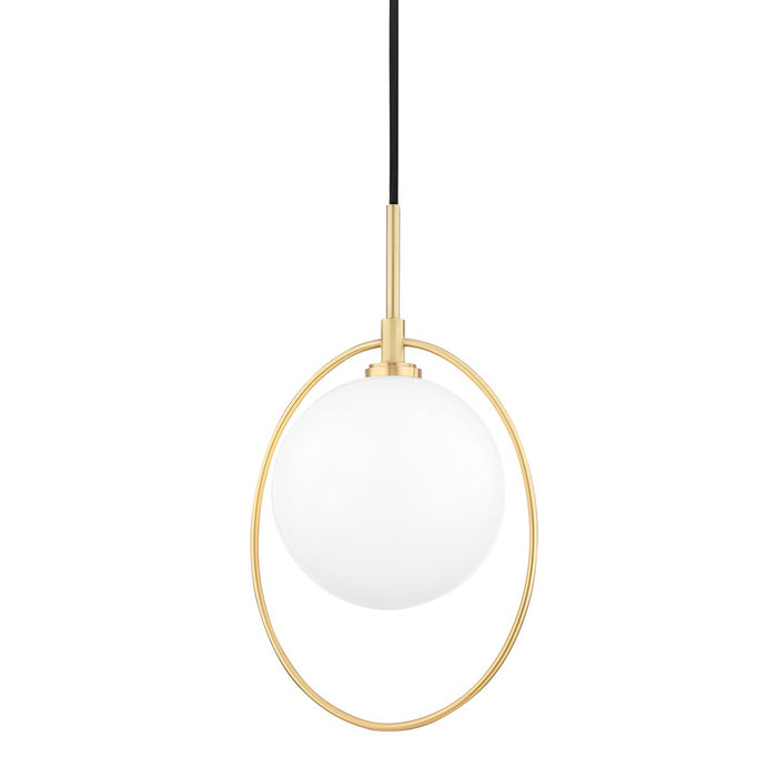 Mitzi - H493701-AGB - LED Pendant - Babette - Aged Brass