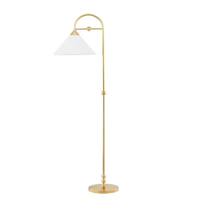 Mitzi - HL682401-AGB - One Light Floor Lamp - Sang - Aged Brass