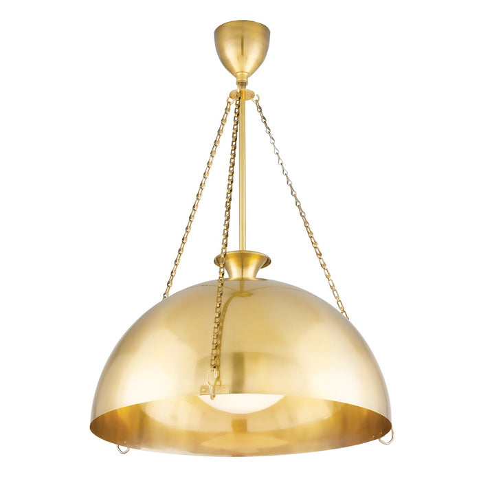 Hudson Valley - 1226-AGB - One Light Pendant - Levette - Aged Brass