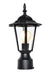 Maxim - 3001CLBK - One Light Outdoor Pole/Post Lantern - Builder Cast - Black