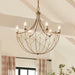 Kichler - 52462CHZ - Six Light Chandelier - Topiary - Character Bronze