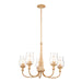 Kichler - 52468WMP - Five Light Chandelier - Melis - Warm Maple Wood