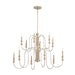 Kichler - 52472NI - 12 Light Chandelier - Karthe - Brushed Nickel