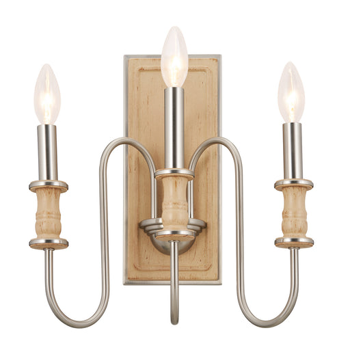 Kichler - 52473NI - Three Light Wall Sconce - Karthe - Brushed Nickel