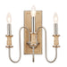 Kichler - 52473NI - Three Light Wall Sconce - Karthe - Brushed Nickel