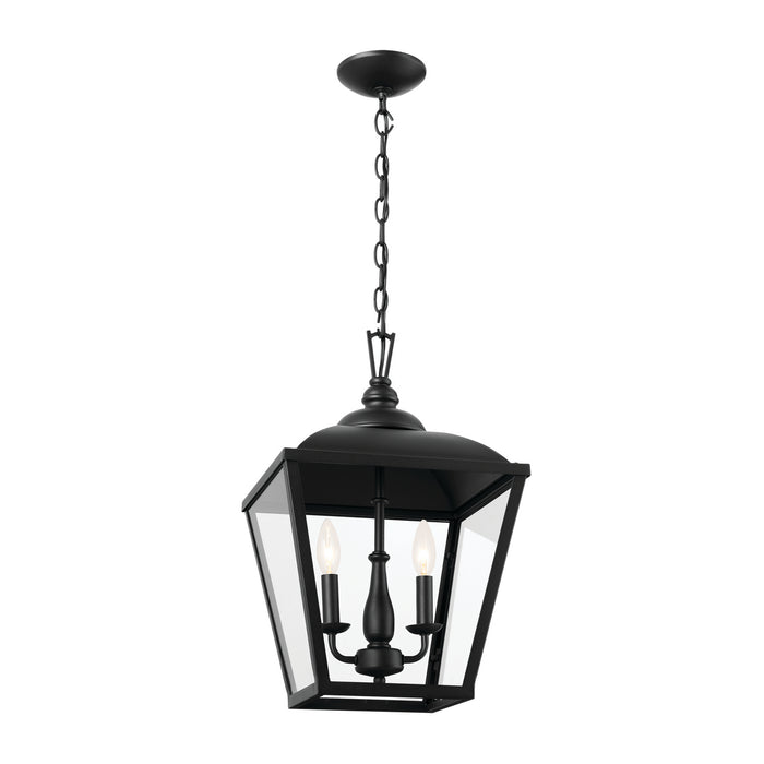 Kichler - 52474BKT - Two Light Pendant - Dame - Textured Black