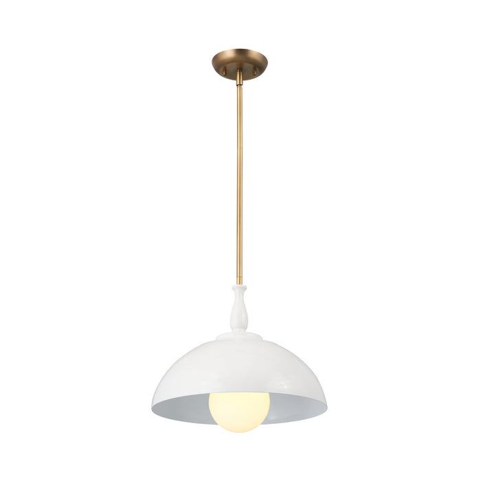 Kichler - 52476WH - One Light Pendant - Fira - White