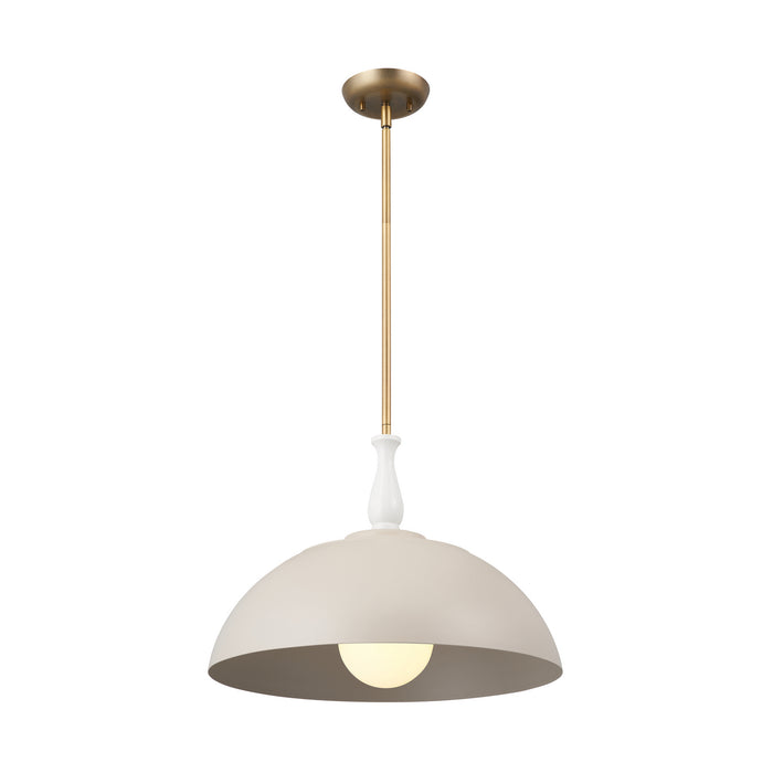 Kichler - 52477GRG - One Light Pendant - Fira - Greige