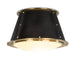 Regina Andrew - 16-1379BBNB - One Light Flush Mount - French - Blackened Brass