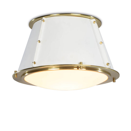 Regina Andrew - 16-1379WT - One Light Flush Mount - French - White