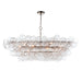 Regina Andrew - 16-1381CLR - Eight Light Chandelier - Bubbles - Polished Nickel