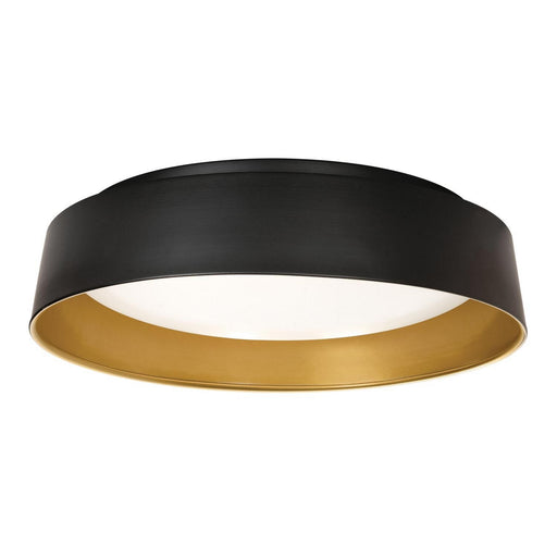 AFX Lighting - DUNF15LAJUDBKGD - LED Flush Mount - Duncan - Black and Gold