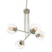 AFX Lighting - JAMP25MBSN - Four Light Pendant - Jamie - Satin Nickel