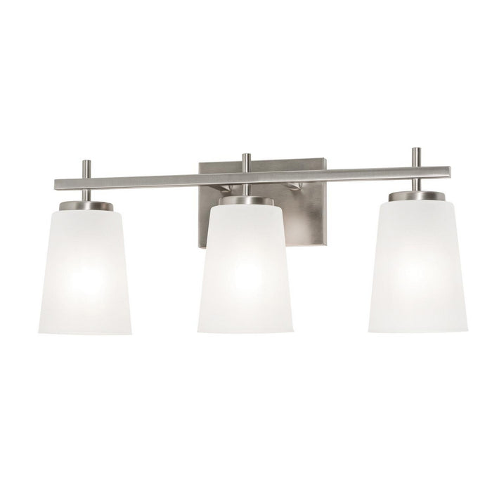 AFX Lighting - JNNV2209MBSN - Three Light Vanity - Joanna - Satin Nickel