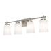 AFX Lighting - JNNV3309MBSN - Four Light Vanity - Joanna - Satin Nickel